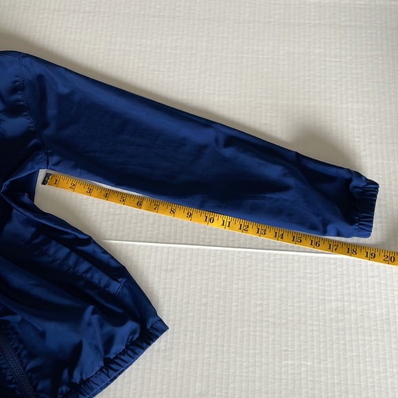 Nike navy blue hooded windbreaker jacket youth size Large - Picture 11 of 13